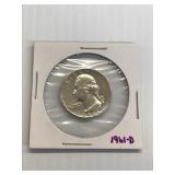 1961d Washington Quarter