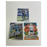 Lot of 3 Ryan Tannehill Football Cards