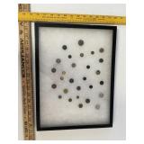 Old hand carved or hand painted buttons, buttons w