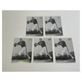 Lot of 5 Bart Starr Football Cards
