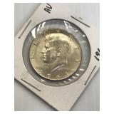 1964 AU Kennedy Half Dollar