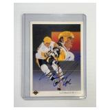 Mario Lemiuex Autographed Card