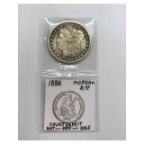 1888 Counterfeit Morgan Dollar