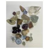 Can of Different rough Gems-some are labeled