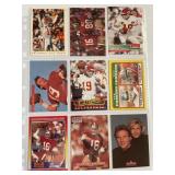 Joe Montana Cards Lot of 9