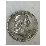 1957 Franklin Silver Half Dollar