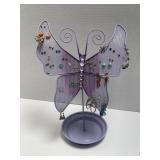 Butterfly Earring Holder Full of Earrings and Jewe