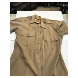 Military Officer Shirt Short Sleeve