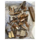 Box of metal pieces, punches or tool parts ????