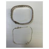 Thin Gold Bracelet & 925 Bracelet both have Italy