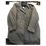 All Weath black coat w/liner 40s