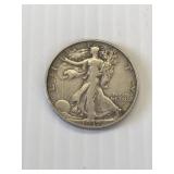 1937 Walking Liberty Silver Half Dollar