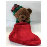 Teddy Bear Christmas Stocking "VN Condition"