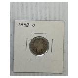1898 O Silver Barber Dime
