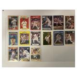 Lot of 15 Wade Boggs Baseball Cards