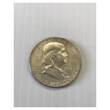 1961 D Franklin Silver Half Dollar