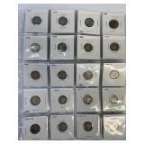 20 Different Date Mercury Dimes