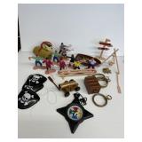 9-Pirate Figures Plus Accessories