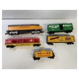 Train Engine and Four Cars