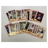Lot of 24 Nolan Ryan Baseball Cards From Set