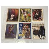 Lot of 9 Michael Jordan Basketball Cards