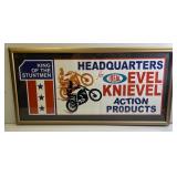 Evel Knievel Ideal Toy Store Display Sign