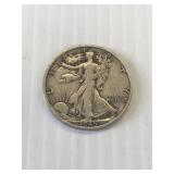 1945 S Walking Liberty Silver Half Dollar