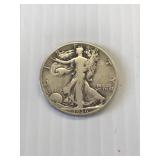 1936 D Walking Liberty Silver Half Dollar