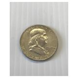 1960 Franklin Silver Half Dollar