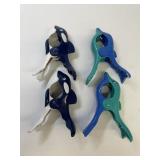 Lot of 4 Towel Clamps