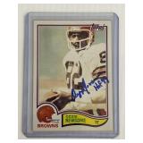 1982 Ozzie Newsome Autographed Card