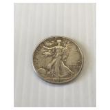 1945 Walking Liberty Silver Half Dollar
