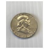 1956 Franklin Silver Half Dollar