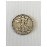 1937 D Walking Liberty Silver Half Dollar