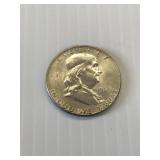 1963 D Franklin Silver Half Dollar