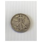 1935 S Walking Liberty Silver Half Dollar