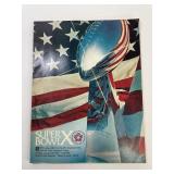 Super Bowl X Program 1976