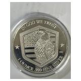 In God We Trust 1oz Silver Round