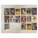 Lot of 16 Dennis Eckersley Baseball Cards