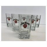 Jim Beam Shot Glasses lot of 6