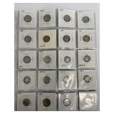 20 Different Date Roosevelt Silver Dimes