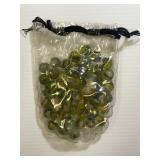 Lot of Vintage Glass Cats Eye Marbles