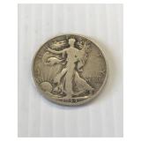 1944 D Walking Liberty Silver Half Dollar