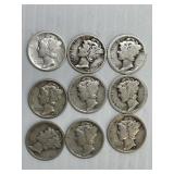 9 Different Date 1919 & 1920
