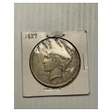 1927  Peace Silver Dollar
