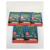 5 Packs 1990 Teenage Mutant Ninja Turtles Trading