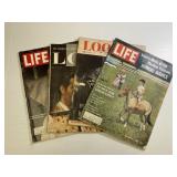 Lot of 4 1960s Life Magazines