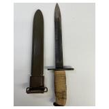 Bayonet With Scabbard UFH w/Flaming Bomb