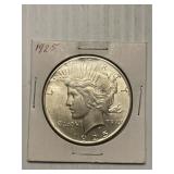 1925  Peace Silver Dollar