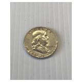 1955 Franklin Silver Half Dollar